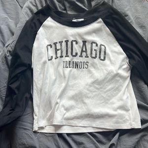 Chicago Illinois, baseball tee